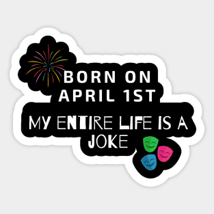 April Fools Day 2024 Sticker